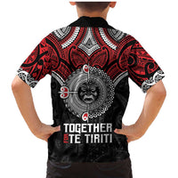 Aotearoa and Tonga Mo Te Tiriti Family Matching Mermaid Dress and Hawaiian Shirt New Zealand Honour The Treaty Ake!Ake!Ake! LT9 - Polynesian Pride