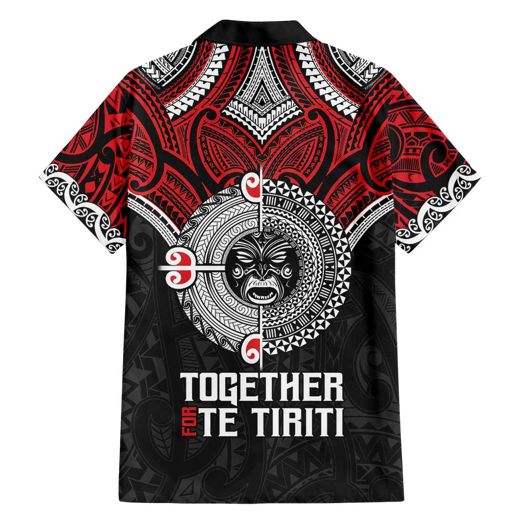 Aotearoa and Tonga Mo Te Tiriti Family Matching Tank Maxi Dress and Hawaiian Shirt New Zealand Honour The Treaty Ake!Ake!Ake! LT9 - Polynesian Pride