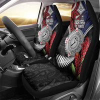 Aotearoa and Samoa Mo Te Tiriti Car Seat Cover Tangata Moana Stand with Tangata Whenua LT9 - Polynesian Pride