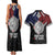 Aotearoa and Samoa Mo Te Tiriti Couples Matching Tank Maxi Dress and Hawaiian Shirt Tangata Moana Stand with Tangata Whenua