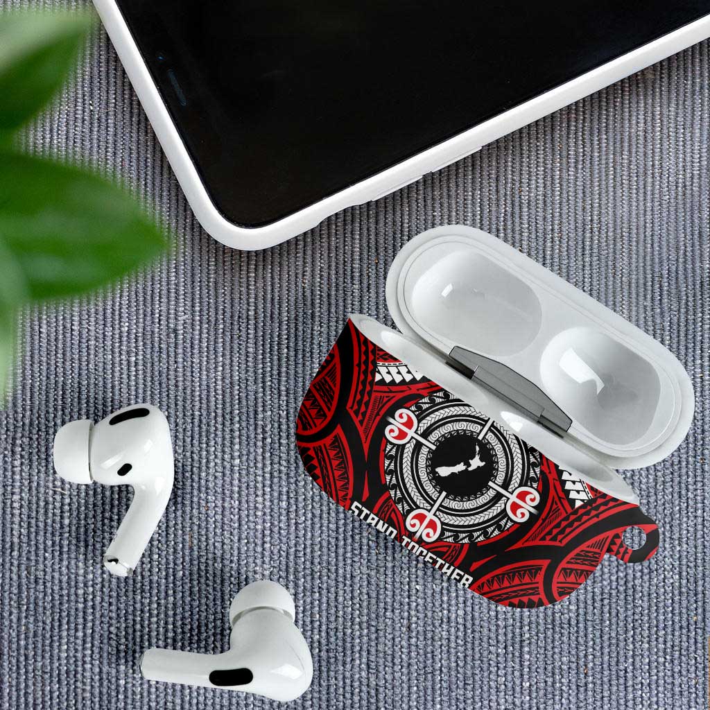 Aotearoa Proud To Be Maori AirPods Case New Zealand Fight Together - Polynesian Pride