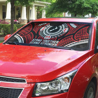 Aotearoa Proud To Be Maori Auto Sun Shade New Zealand Fight Together - Polynesian Pride