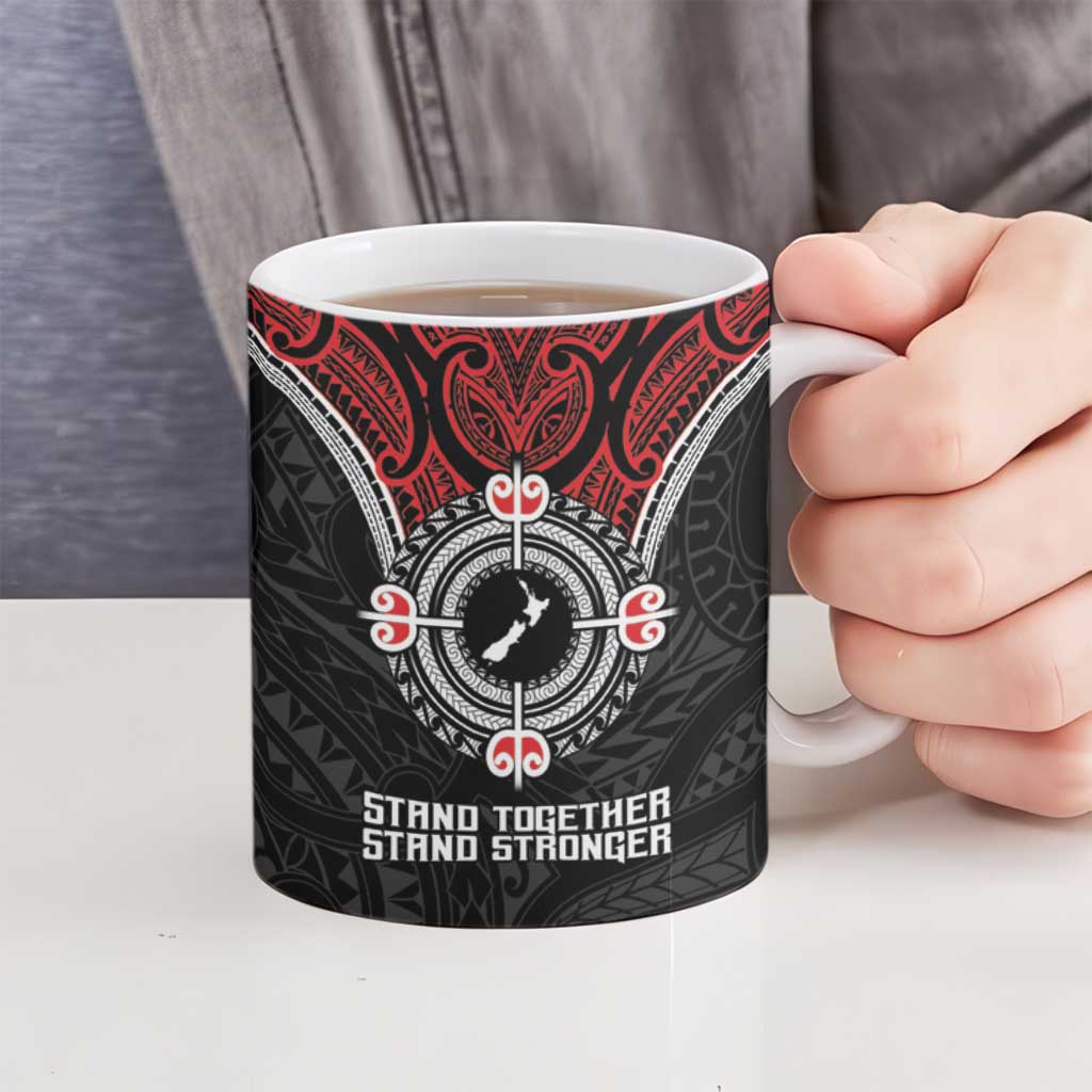 Aotearoa Proud To Be Maori Ceramic Mug New Zealand Fight Together - Polynesian Pride