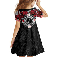 Aotearoa Proud To Be Maori Family Matching Off The Shoulder Long Sleeve Dress and Hawaiian Shirt New Zealand Fight Together LT9 - Polynesian Pride