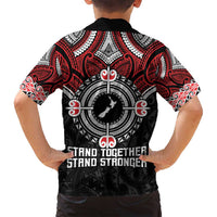 Aotearoa Proud To Be Maori Family Matching Tank Maxi Dress and Hawaiian Shirt New Zealand Fight Together LT9 - Polynesian Pride