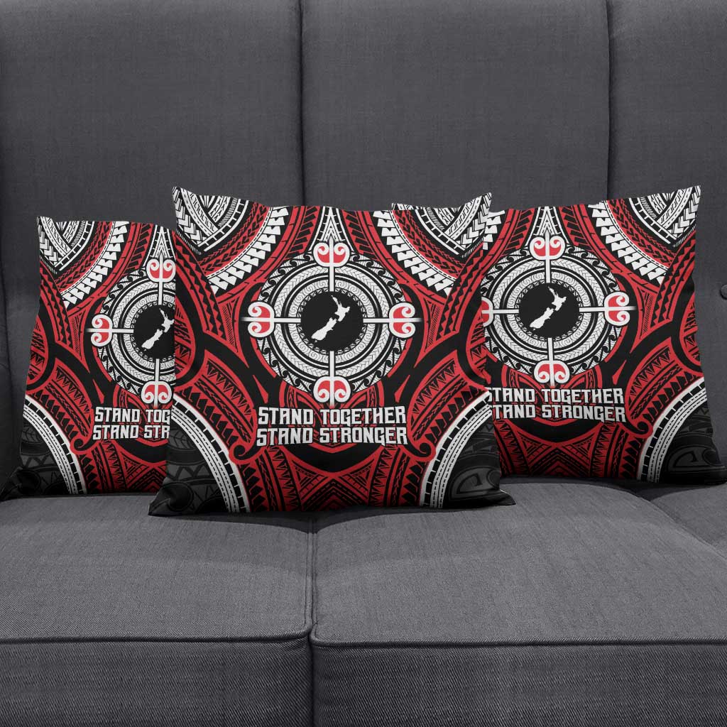 Aotearoa Proud To Be Maori Pillow Cover New Zealand Fight Together - Polynesian Pride