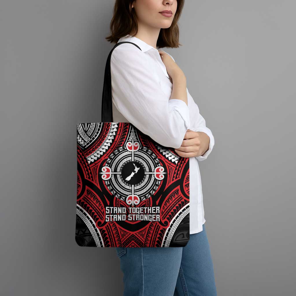 Aotearoa Proud To Be Maori Tote Bag New Zealand Fight Together - Polynesian Pride
