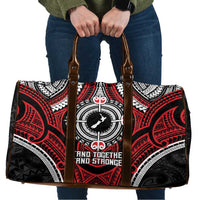 Aotearoa Proud To Be Maori Travel Bag New Zealand Fight Together - Polynesian Pride