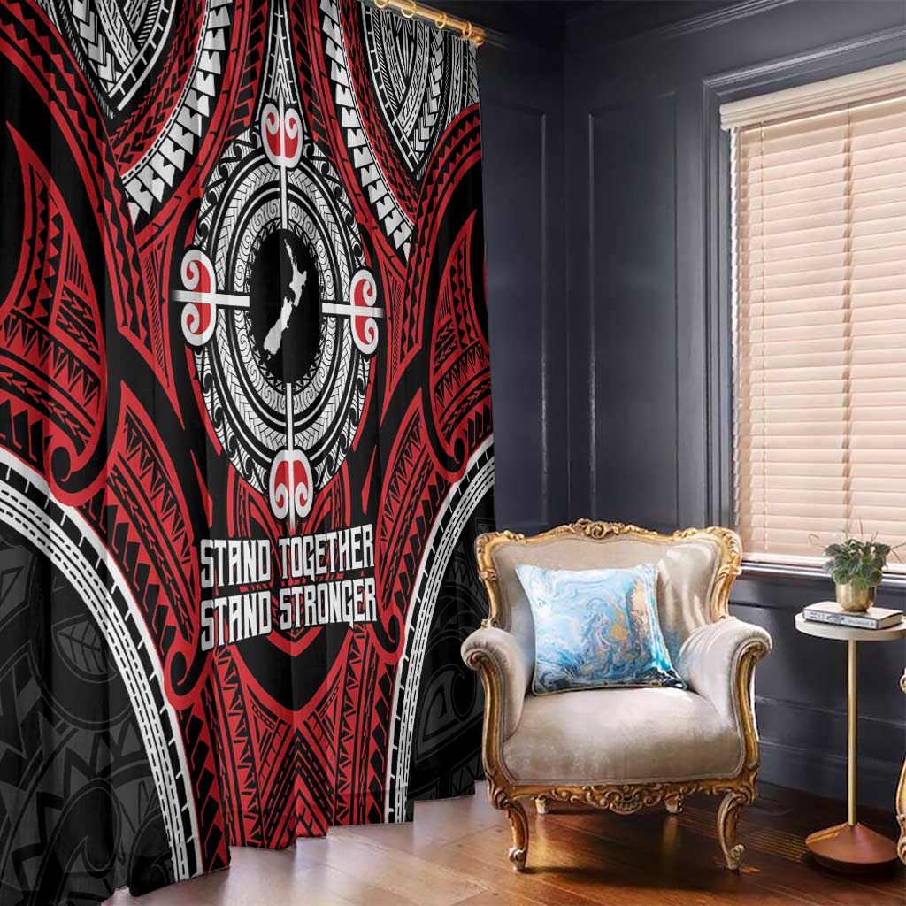 Aotearoa Proud To Be Maori Window Curtain New Zealand Fight Together