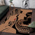 Personalised Valentines Day Romantic Lovers Area Rug LT9 Gold - Polynesian Pride