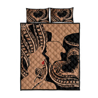 Personalised Valentines Day Romantic Lovers Quilt Bed Set LT9 - Polynesian Pride