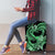 Polynesia Valentines Day Forever In My Heart Tattoo Luggage Cover Green Style LT9 - Polynesian Pride