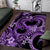 Polynesia Valentines Day Forever In My Heart Tattoo Area Rug Purple Style LT9 Purple - Polynesian Pride