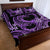 Polynesia Valentines Day Forever In My Heart Tattoo Quilt Bed Set Purple Style LT9 - Polynesian Pride