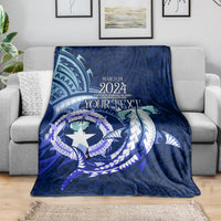 Personalised Northern Mariana Islands Blanket Commonwealth Day 2024 LT9 - Polynesian Pride