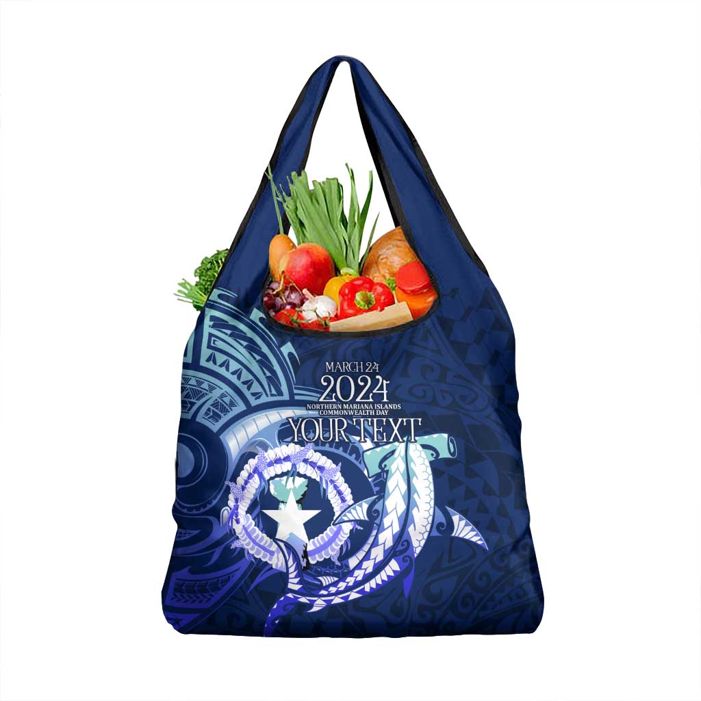Personalised Northern Mariana Islands Grocery Bag Commonwealth Day 2024