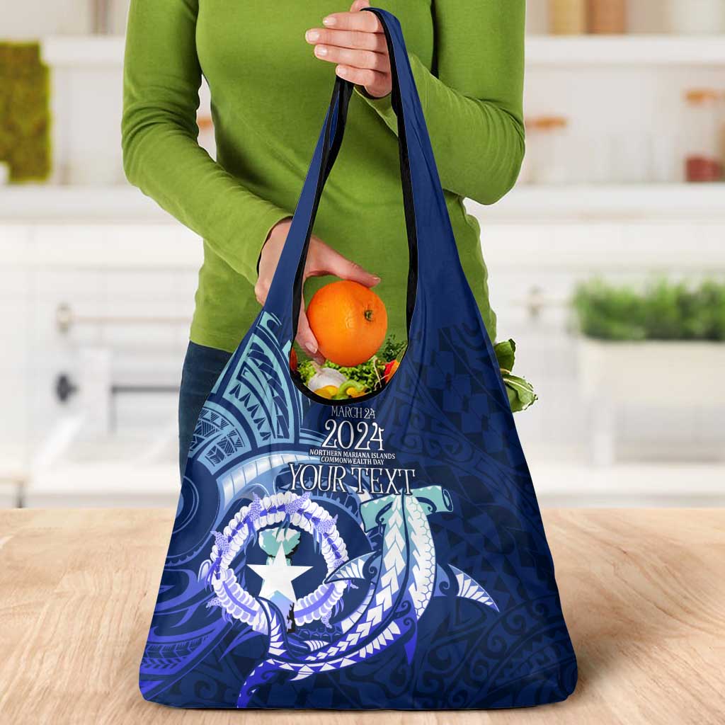 Personalised Northern Mariana Islands Grocery Bag Commonwealth Day 2024