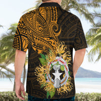 Northern Mariana Islands Ylang-ylang Mwarmwar Hawaiian Shirt Polynesian Gold Style LT9 - Polynesian Pride