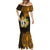 Northern Mariana Islands Ylang-ylang Mwarmwar Mermaid Dress Polynesian Gold Style LT9 - Polynesian Pride