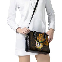 Northern Mariana Islands Ylang-ylang Mwarmwar Shoulder Handbag Polynesian Gold Style LT9 - Polynesian Pride