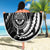 Personalised FSM Culture Day Beach Blanket Hammerhead Shark Tribal 2024