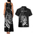 Personalised FSM Culture Day Couples Matching Tank Maxi Dress and Hawaiian Shirt Hammerhead Shark Tribal 2024 LT9 - Polynesian Pride