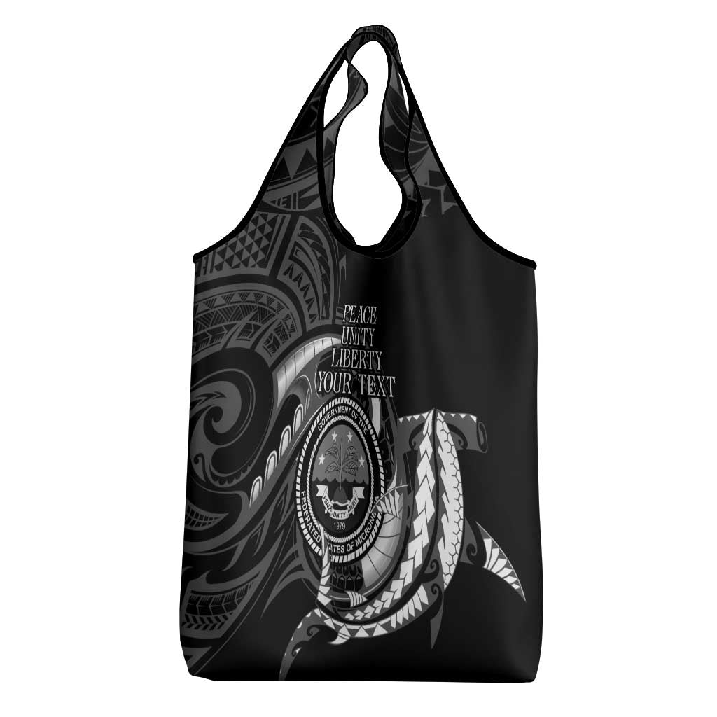 Personalised FSM Culture Day Grocery Bag Hammerhead Shark Tribal 2024 LT9 - Polynesian Pride