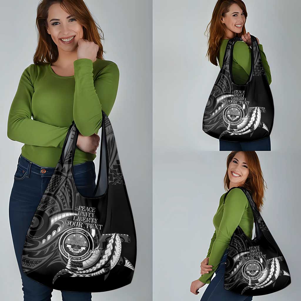 Personalised FSM Culture Day Grocery Bag Hammerhead Shark Tribal 2024 LT9 - Polynesian Pride
