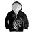 Personalised FSM Culture Day Kid Hoodie Hammerhead Shark Tribal 2024 LT9 Zip Hoodie Black - Polynesian Pride