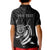 Personalised FSM Culture Day Kid Polo Shirt Hammerhead Shark Tribal 2024 LT9 - Polynesian Pride