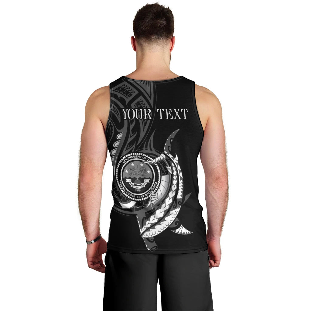 Personalised FSM Culture Day Men Tank Top Hammerhead Shark Tribal 2024 LT9 - Polynesian Pride