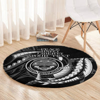 Personalised FSM Culture Day Round Carpet Hammerhead Shark Tribal 2024 LT9 - Polynesian Pride