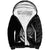Personalised FSM Culture Day Sherpa Hoodie Hammerhead Shark Tribal 2024 LT9 Unisex Black - Polynesian Pride
