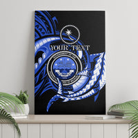 Personalised Chuuk FSM Culture Day Canvas Wall Art Hammerhead Shark Tattoo 2024 LT9 - Polynesian Pride