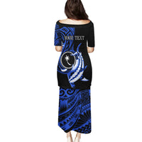 Personalised Chuuk FSM Culture Day Family Matching Puletasi and Hawaiian Shirt Hammerhead Shark Tattoo 2024 LT9 - Polynesian Pride