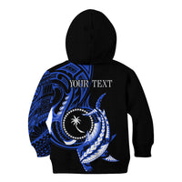 Personalised Chuuk FSM Culture Day Kid Hoodie Hammerhead Shark Tattoo 2024 LT9 - Polynesian Pride