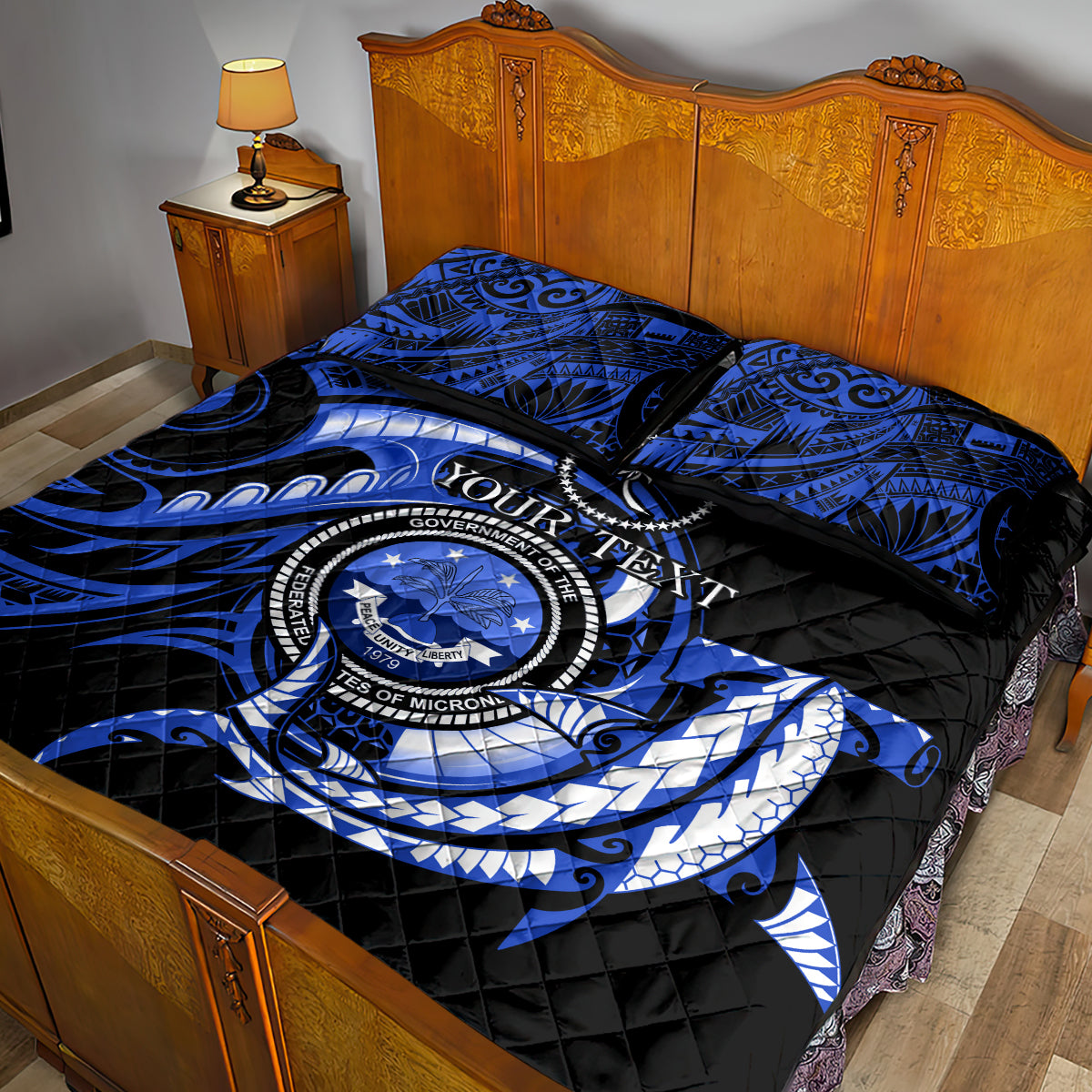Personalised Chuuk FSM Culture Day Quilt Bed Set Hammerhead Shark Tattoo 2024 LT9 - Polynesian Pride
