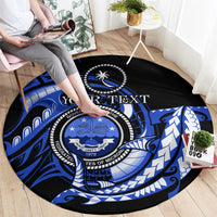 Personalised Chuuk FSM Culture Day Round Carpet Hammerhead Shark Tattoo 2024 LT9 - Polynesian Pride