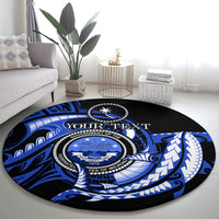 Personalised Chuuk FSM Culture Day Round Carpet Hammerhead Shark Tattoo 2024 LT9 - Polynesian Pride