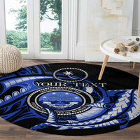 Personalised Chuuk FSM Culture Day Round Carpet Hammerhead Shark Tattoo 2024 LT9 - Polynesian Pride
