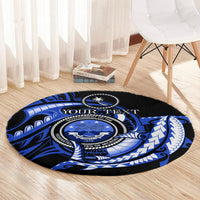 Personalised Chuuk FSM Culture Day Round Carpet Hammerhead Shark Tattoo 2024 LT9 - Polynesian Pride