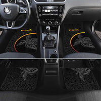 Papua New Guinea 50th Independence Day Car Mats Simple Oro Tapa Pattern - Polynesian Pride