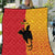 Papua New Guinea Oro Tapa Personalised Quilt Simple Bird of Paradise Style - Polynesian Pride