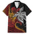 Papua New Guinea Sepik Personalised Family Matching Summer Maxi Dress and Hawaiian Shirt PNG Bird of Paradise Tattoo - Polynesian Pride