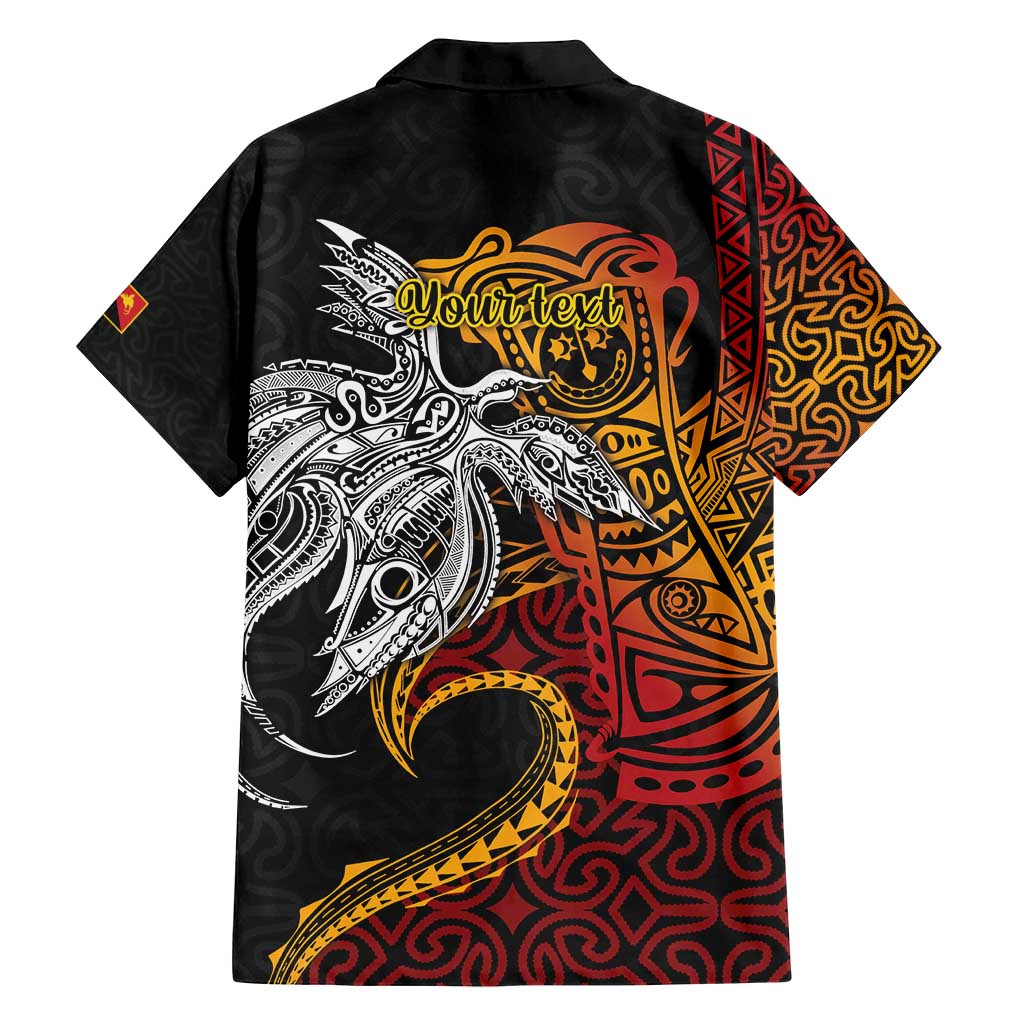 Papua New Guinea Sepik Personalised Family Matching Summer Maxi Dress and Hawaiian Shirt PNG Bird of Paradise Tattoo LT9 - Polynesian Pride