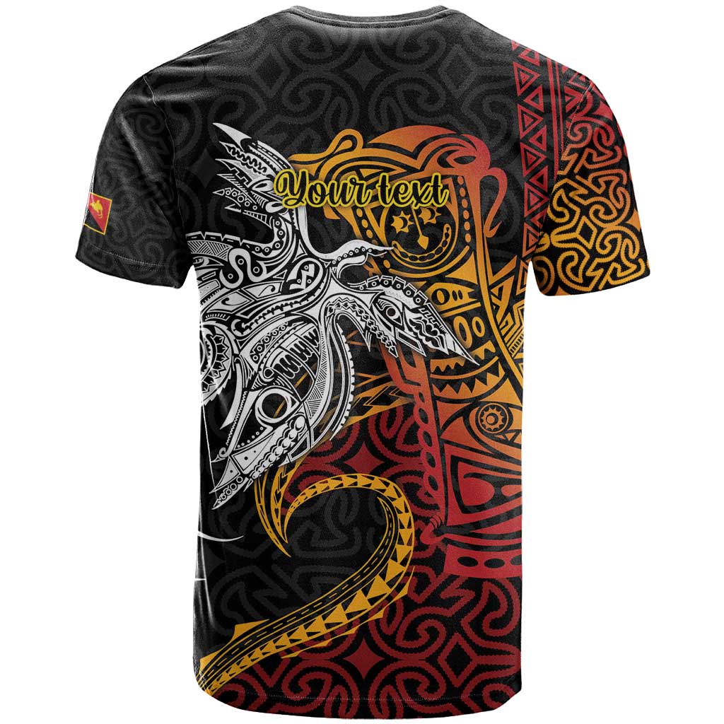 Papua New Guinea Sepik Personalised T Shirt PNG Bird of Paradise Tattoo - Polynesian Pride