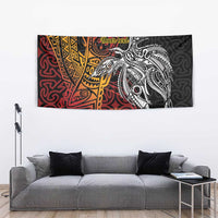 Papua New Guinea Sepik Personalised Tapestry PNG Bird of Paradise Tattoo - Polynesian Pride