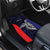 Personalised PNG Bougainville Car Mats Bird of Paradise Tattoo Flag Motif - Polynesian Pride