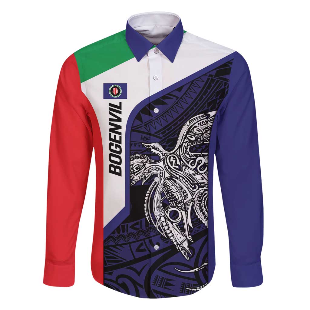 Personalised PNG Bougainville Family Matching Mermaid Dress and Hawaiian Shirt Bird of Paradise Tattoo Flag Motif - Polynesian Pride