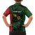 Personalised PNG Chimbu Province Family Matching Summer Maxi Dress and Hawaiian Shirt Bird of Paradise Tattoo Flag Motif - Polynesian Pride